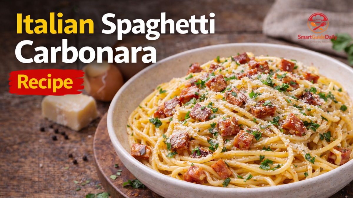 Italian Spaghetti Carbonara Recipe: Creamy Roman Pasta Classic