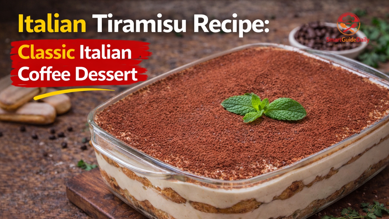 Authentic Italian Tiramisu Recipe – Classic Coffee Dessert