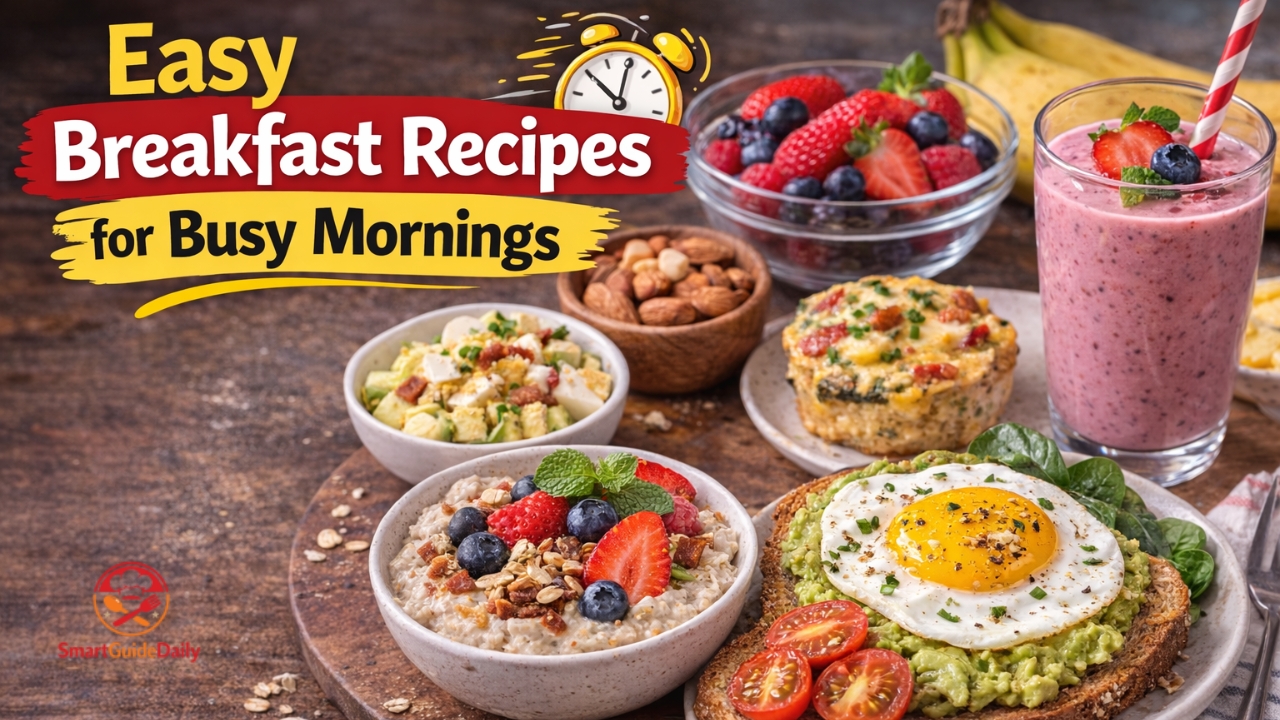 Easy Breakfast Recipes for Busy Mornings
