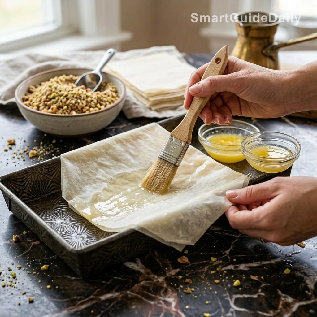 Keep the Phyllo Covered Until You Need Each Sheet