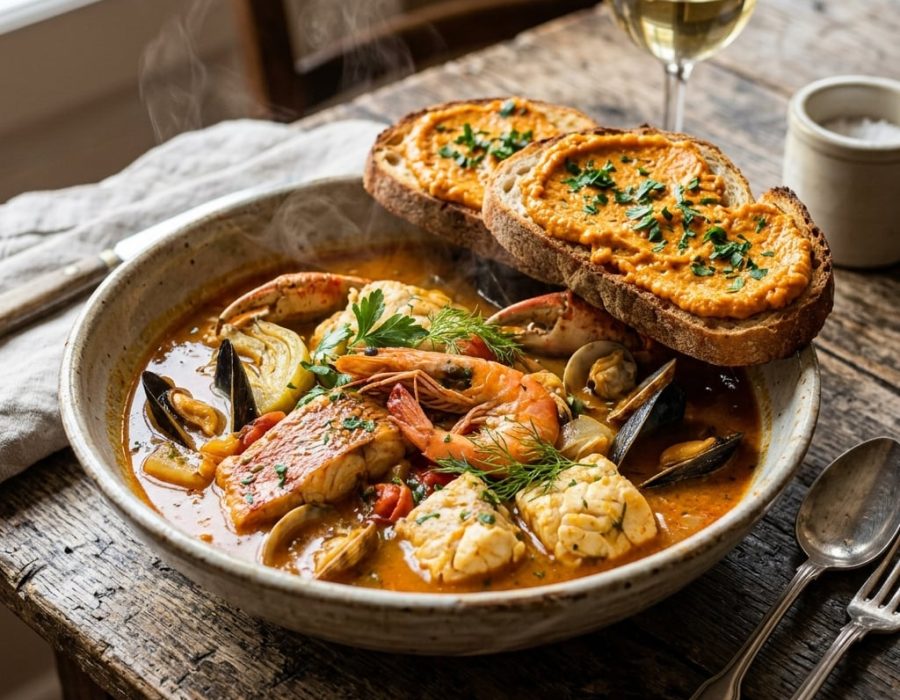 Bouillabaisse With Rouille and the Right Fish Order