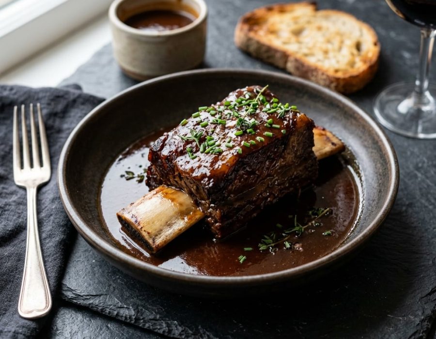Braised Short Ribs With Restaurant-Quality Sauce