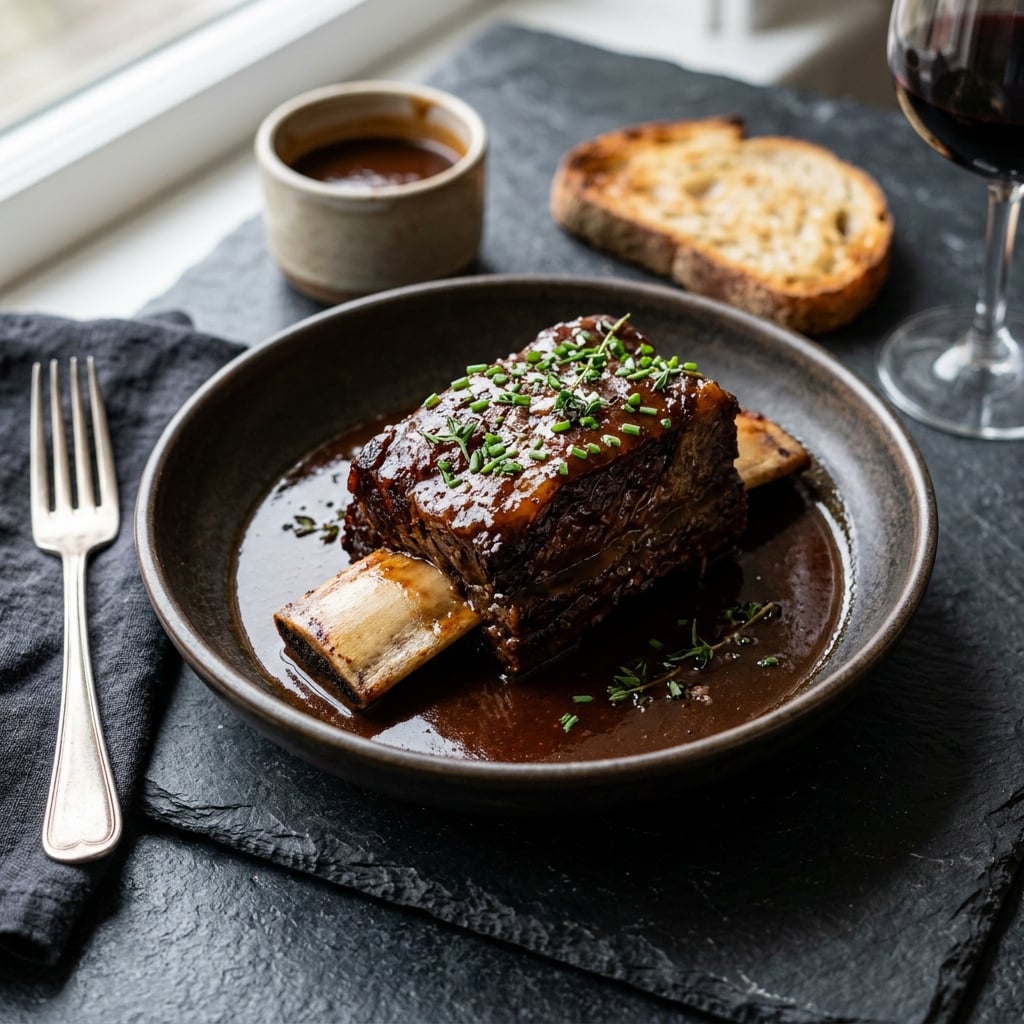 Braised Short Ribs With Restaurant-Quality Sauce