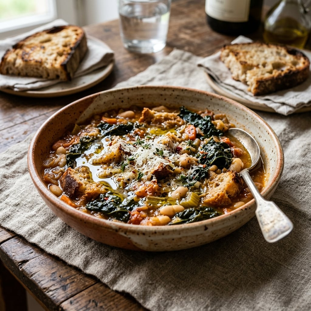 Ribollita Done Properly: Bread, Beans, Greens, and the Next Day