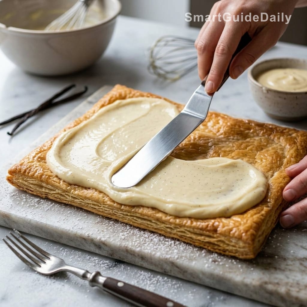 Start with flat pastry